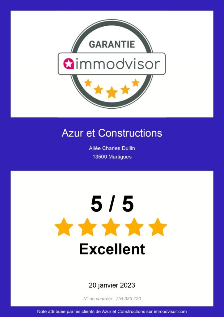 AZUR ET CONSTRUCTIONS SUR IMMODVISOR