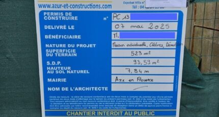 Permis de construire accordé à Aix-en-Provence !