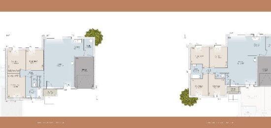 Plan de maison Surface terrain 1 m2 - 1 pièce - 1  chambre -  avec garage 