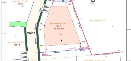 Terrain à bâtir à Cabriès, Provence-Alpes-Côte d'Azur